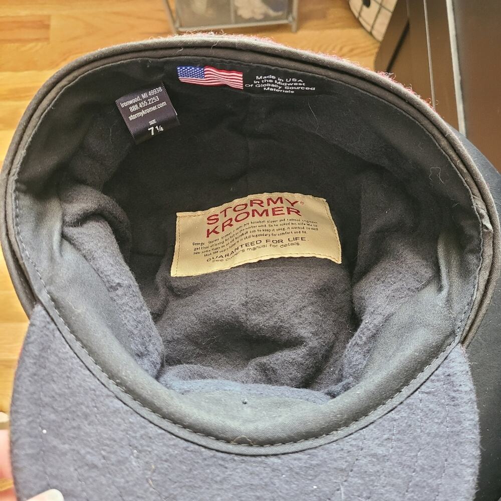 Stormy Kromer Bell's Brewery Original Cap Adirondack Plaid 7 1/4" 7.25 - Picture 3 of 8